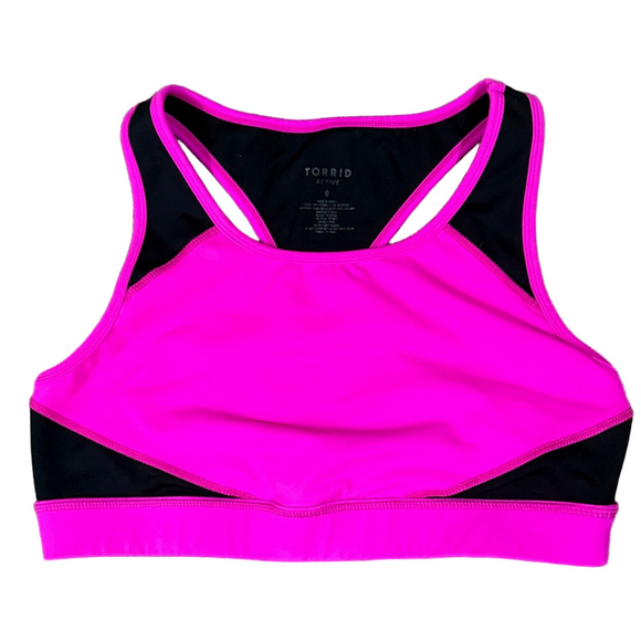 torrid Other - Torrid Hot Pink and Black Sports Bra SKU1165